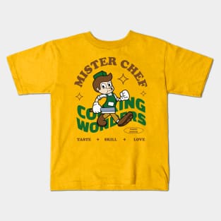 Mister Chef Cooking Wonders Kids T-Shirt